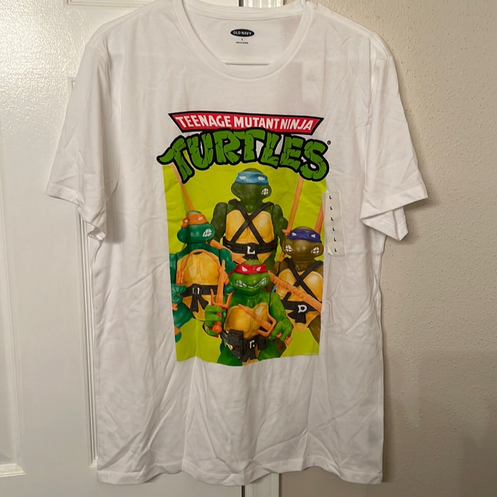 Old Navy Men Teenage Mutant Ninja Turtles T-shirt Size L